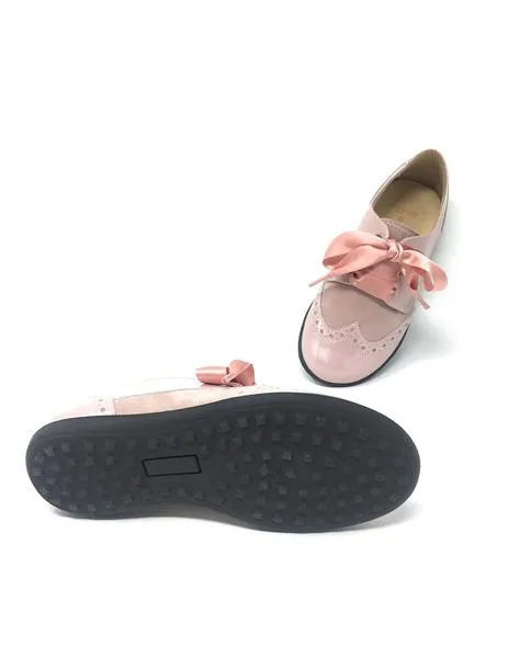 blucher charol rosa c/ nobuk rosa