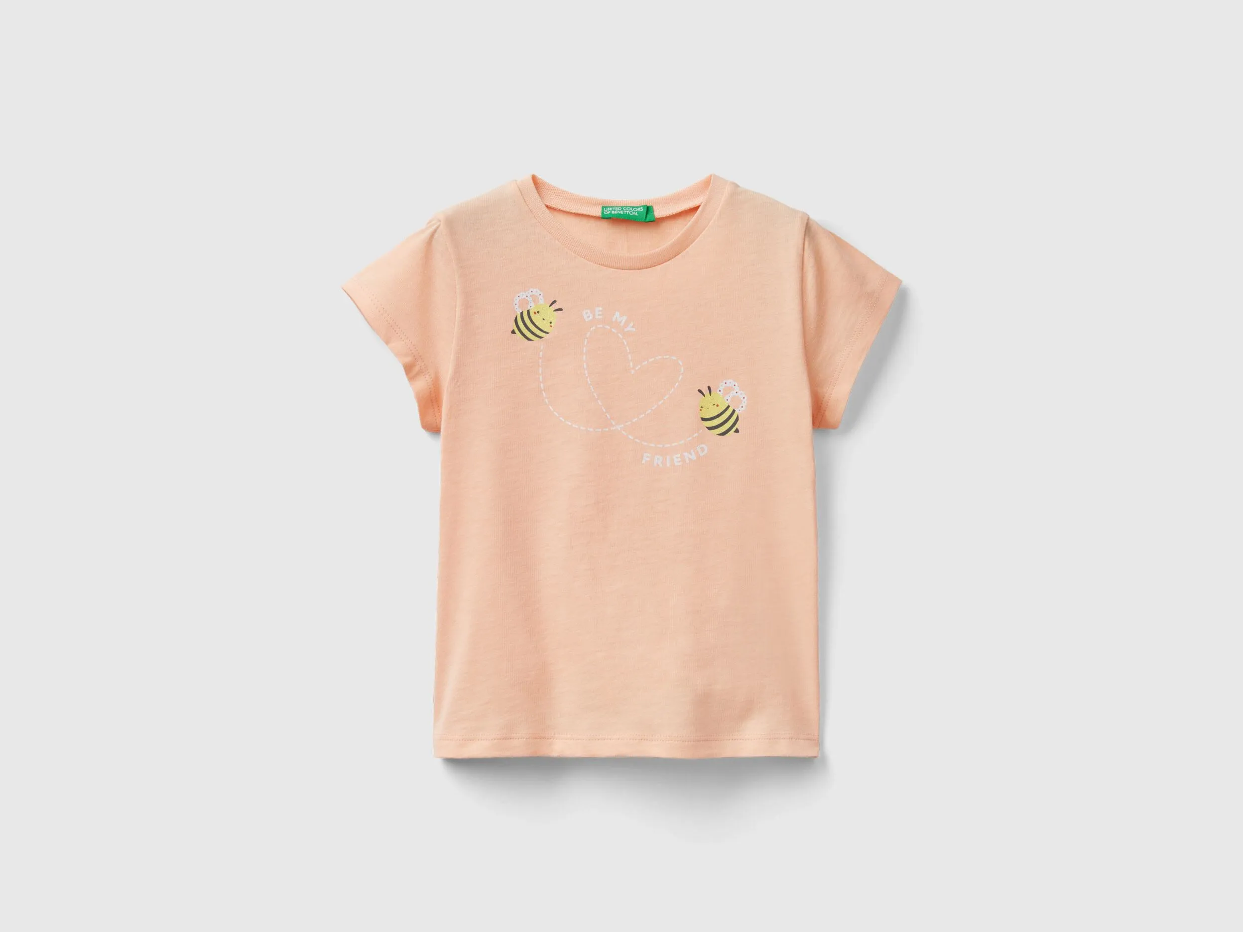Camiseta de algodón orgánico con glitter