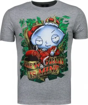 Camisetas - Rich Stewie - Gris