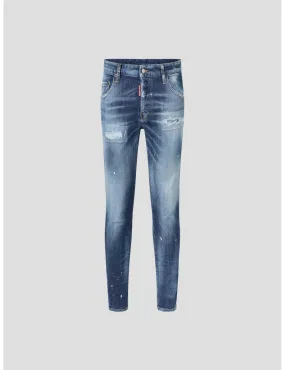 Dsquared2 MEDIUM HERITAGE RAMMENDO WASH TIDY BIKER JEANS