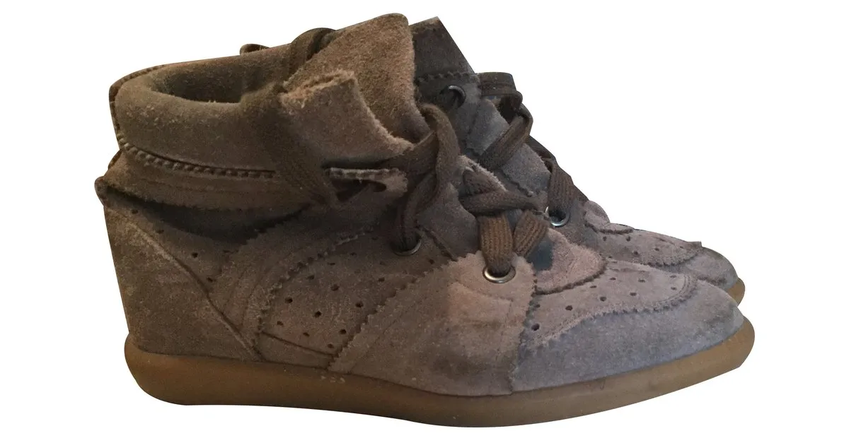Isabel Marant zapatillas Gris pardo 