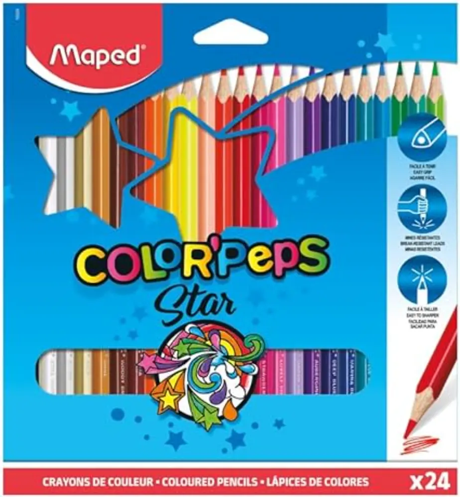 Lapices de colores colorpeps 24 piezas