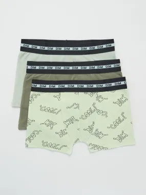 Pack de 3 boxers 'DIM' - VERDE