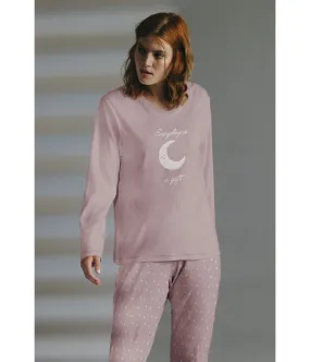 Pijama invierno mujer Admas Everyday Maquillaje viscosa