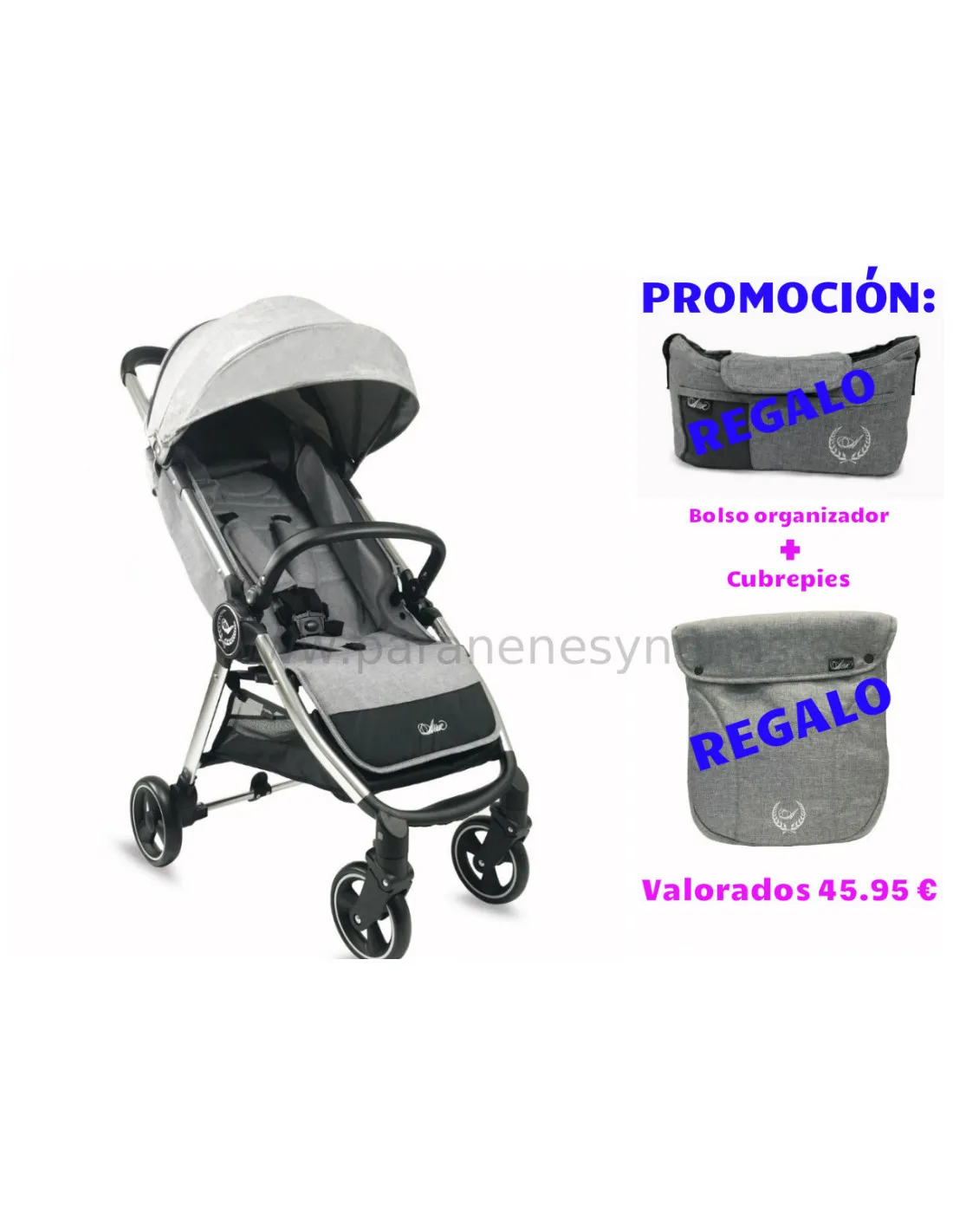 Silla de paseo Arrúe Nano city 2 grey