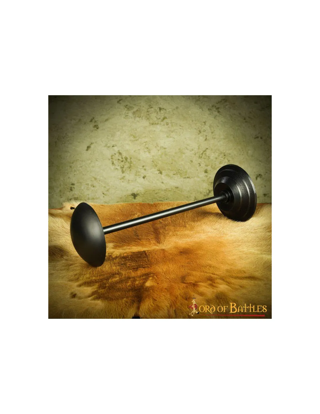 Soporte de mesa para cascos en hierro