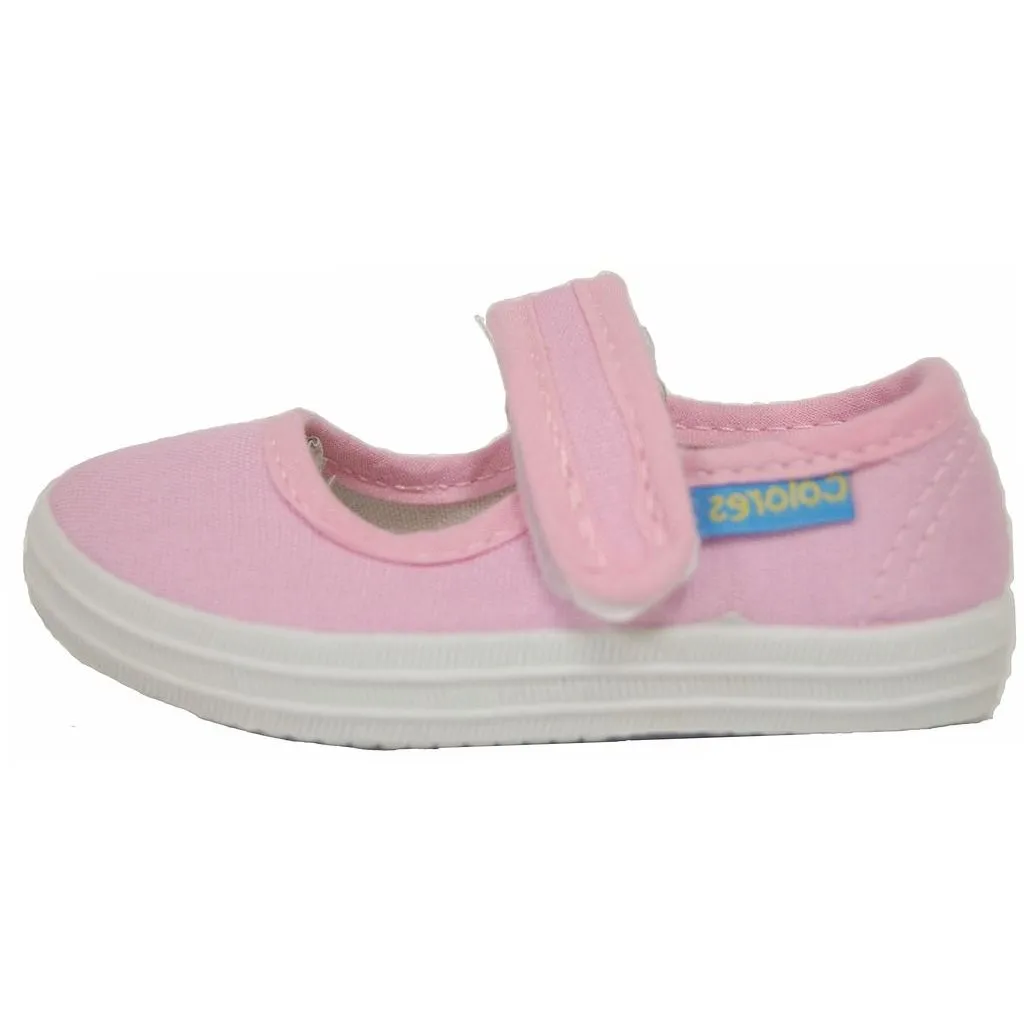 ZAPATILLAS DE LONA ROSA DE NIñA COLORES 1062620 (TALLAS DE 20 A 30)